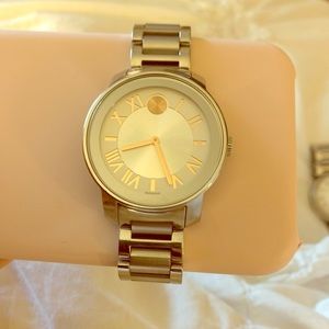 Movado bold stainless watch